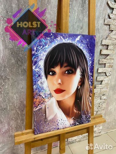 Портрет на холсте по фото