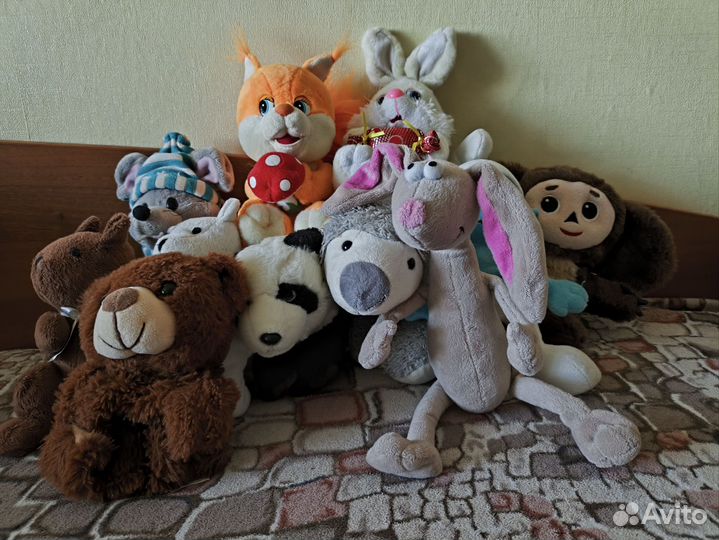 Мягкие игрушки пакетом бесплатно