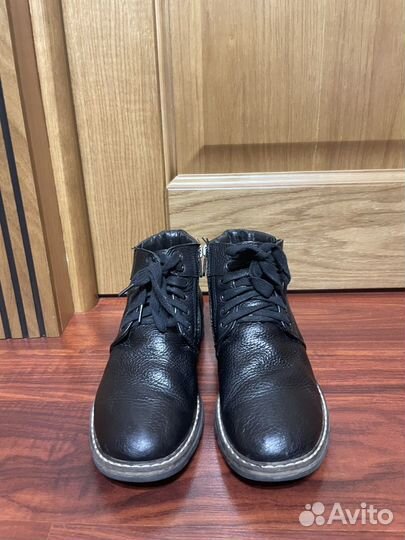 Зимние ботинки из нат. кожи для мальчика