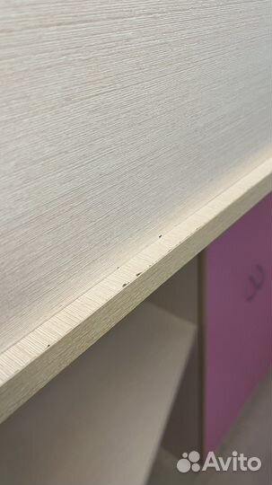 Детская кровать чердак со столом и шкафом