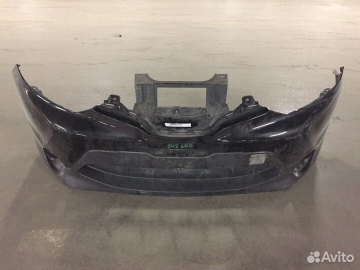 Бампер передний Nissan Qashqai J11 чёрный