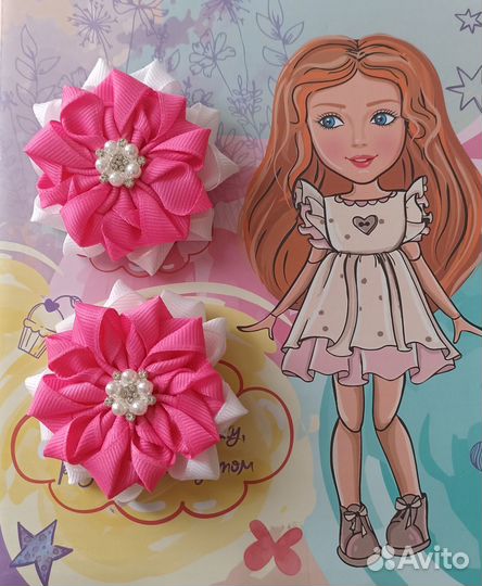 Бантики из репсовой ленты