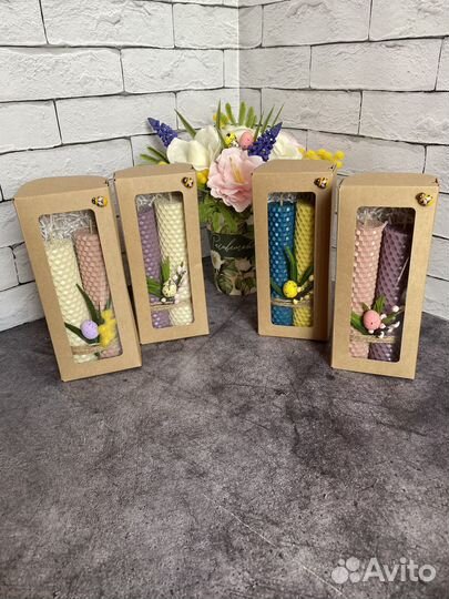 Свечи из медовой вощины