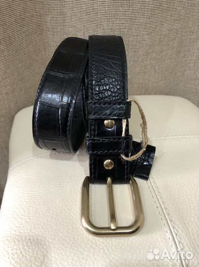 Ремень из кожи крокодила