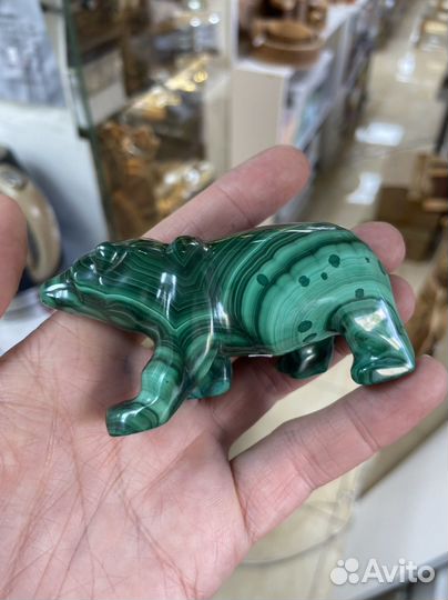 Медведь малахит