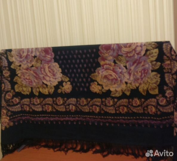 Павловопосадский платок шерсть