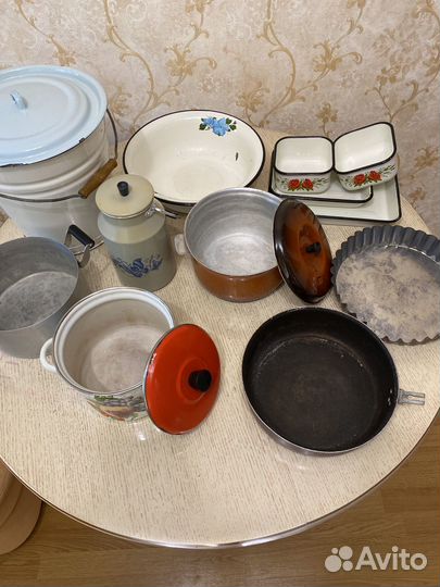 Посуда эмалированная и алюминиевая