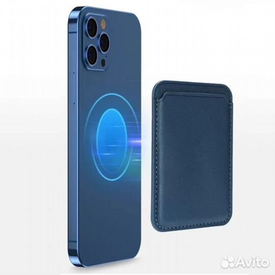 Картхолдер на магните MagSafe золотистый