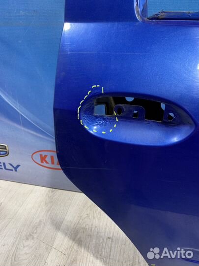 Дверь задняя боковая Renault logan Прав