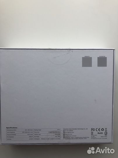 Графический планшет huion HS64