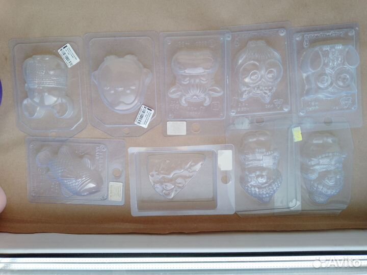 Пластиковые формы для мыла