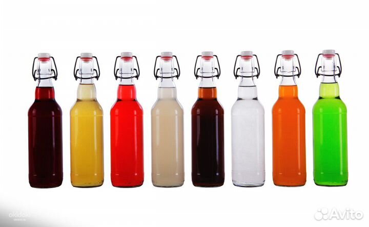 Бутылки с бугельной пробкой от 0,5л