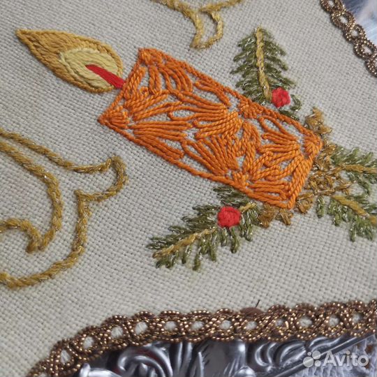 Салфетка винтажная шерсть