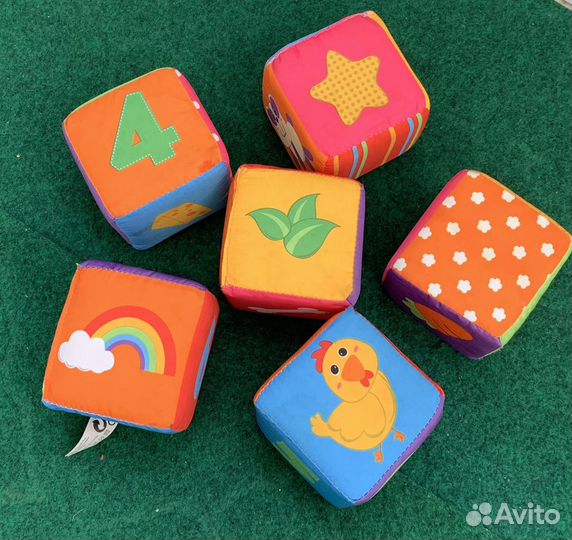 Кубики мягкие