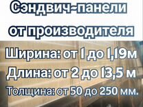 Стеновые сэндвич панели PIR 100 мм