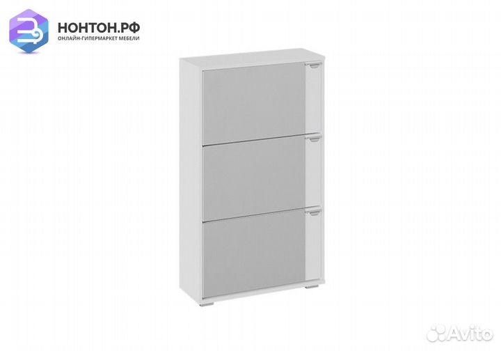 Тумба для обуви тип 8 белый ясень