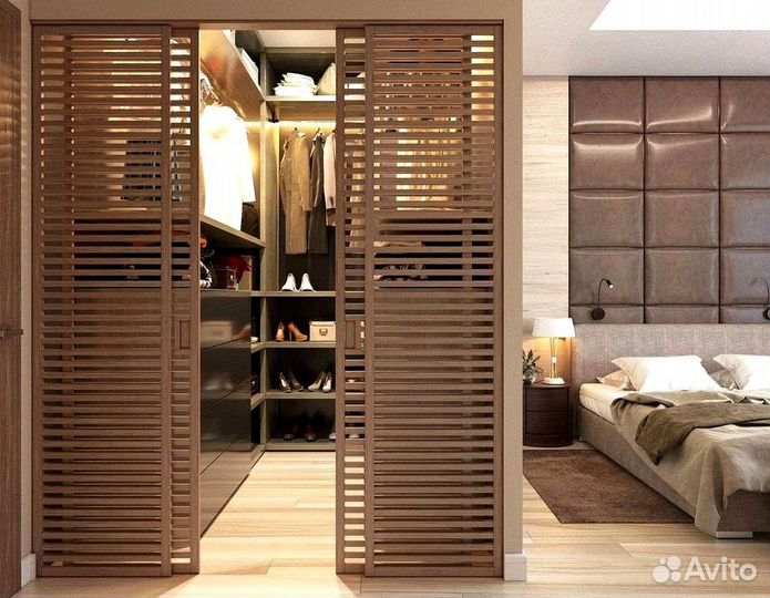 Реечные раздвижные перегородки