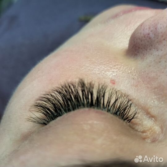 Наращивание ресниц на дому виз