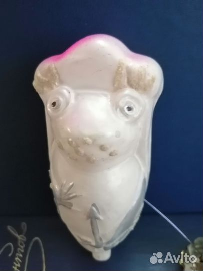 Елочные игрушки СССР Царевна лягушка