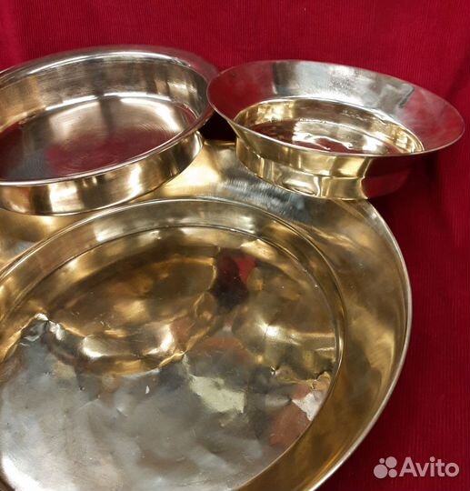 Медный таз винтажный