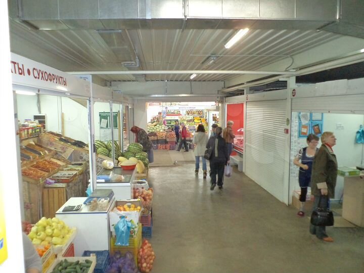 Торговая точка на рынке тск, павильон, 5.8 м²