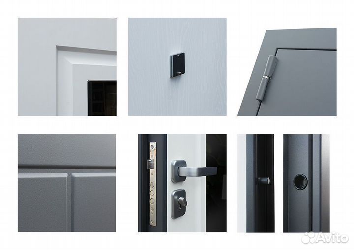 Дверь Айсберг с окном и терморазрывом