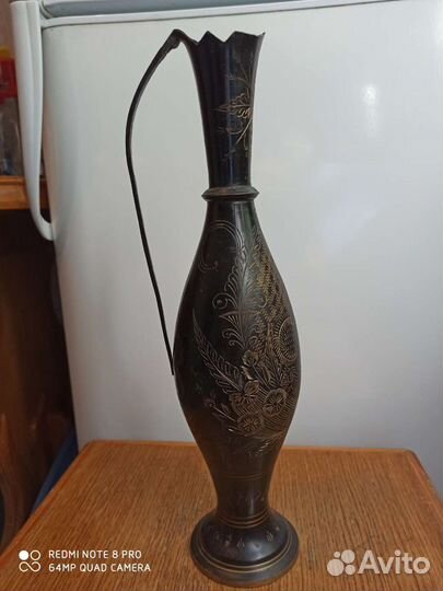 Кувшин Индия латунь