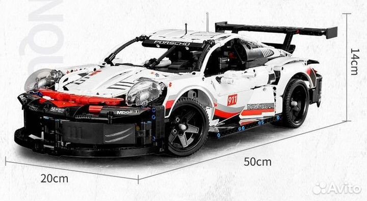 Конструктор Лего Техник Porsche 911 аналог