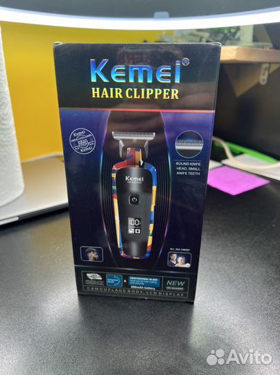 Триммер kemei машинка для стрижки