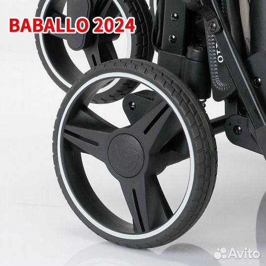 Прогулочная коляска babalo синяя черная рама