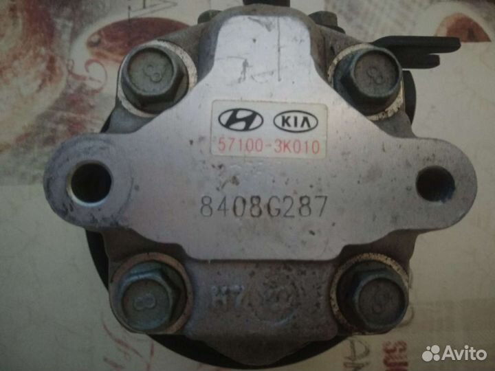 Насос гур hyundai sonata nf