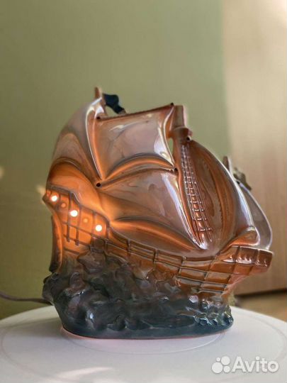 Корабль светильник из СССР