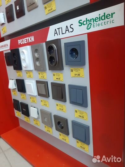 Розетки и выключатели встраиваемые Schneider