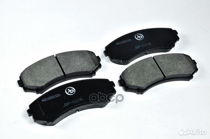 Колодки тормозные, передние D6085H JBP0106 Just