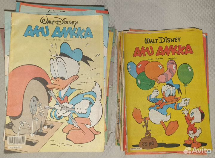 Старые комиксы на финском (Aku Ankka, Bamse)