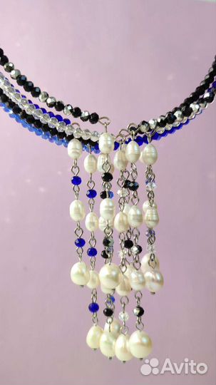 Чокер / колье / украшение на шею серьги