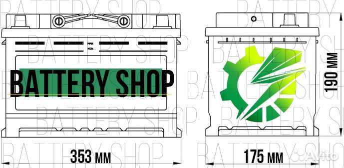 Аккумулятор 95Ah Exide AGM EK950 Start-Stop