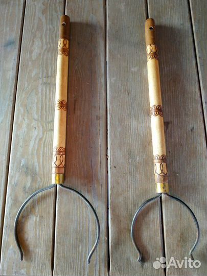 Горшки глиняные этно ручной работы, ухваты, вешалк