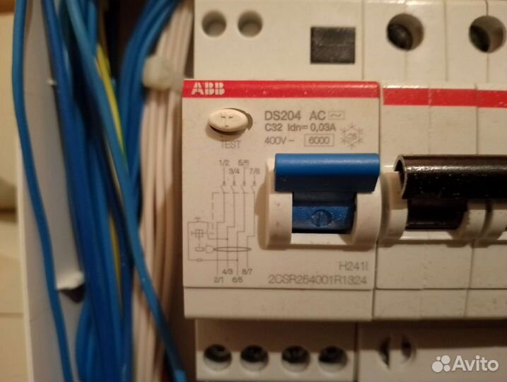 Дифференциальный автомат abb ds204 32A