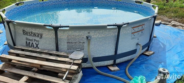 Каркасный бассейн бу