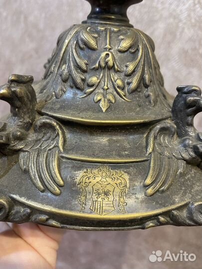 Антикварный подсвечник