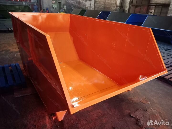 Мусорный бункер металлический 8 м3 А-А650