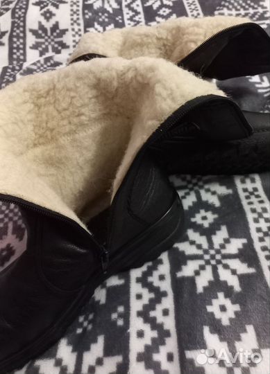 Зимние сапоги Rieker 38р., из натуральной кожи с о