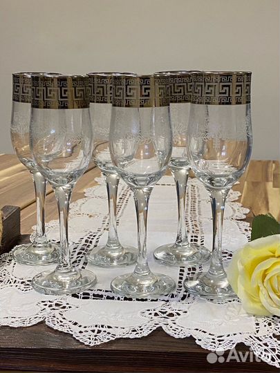 Бокалы (фужеры) для шампанского, новые