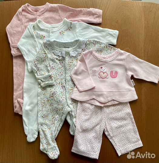 Вещи для девочки 56 62 68