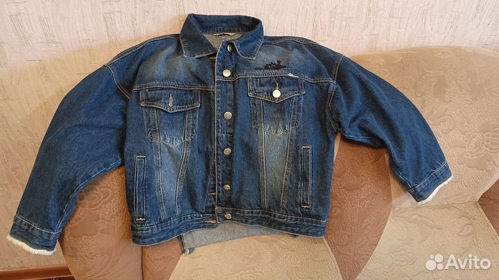 Джинсовая куртка женская 52