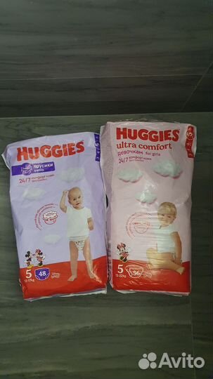 Подгузники, трусики huggies