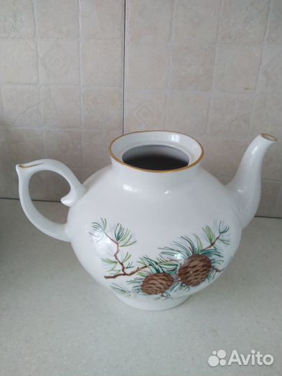 Большой доливной трактирный чайник 3л