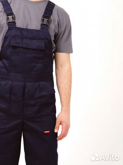Полукомбинезон профессионал синий
