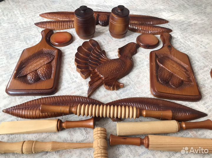 Подарок для кухни из дерева ручной работы